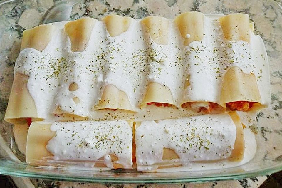 Kalte Thunfischcannelloni