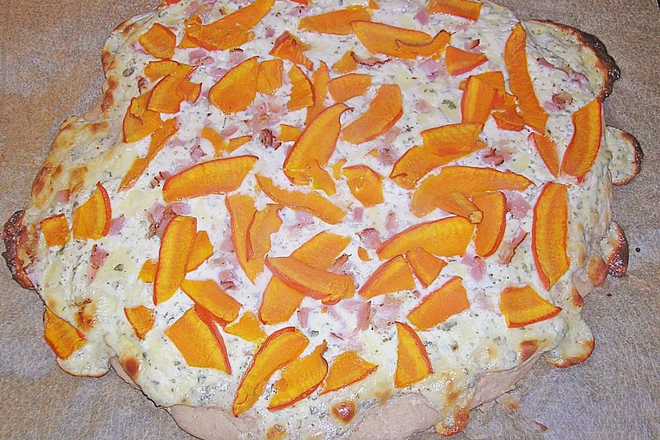 Kürbis - Speck - Flammkuchen Kürbis - Speck - Flammkuchen