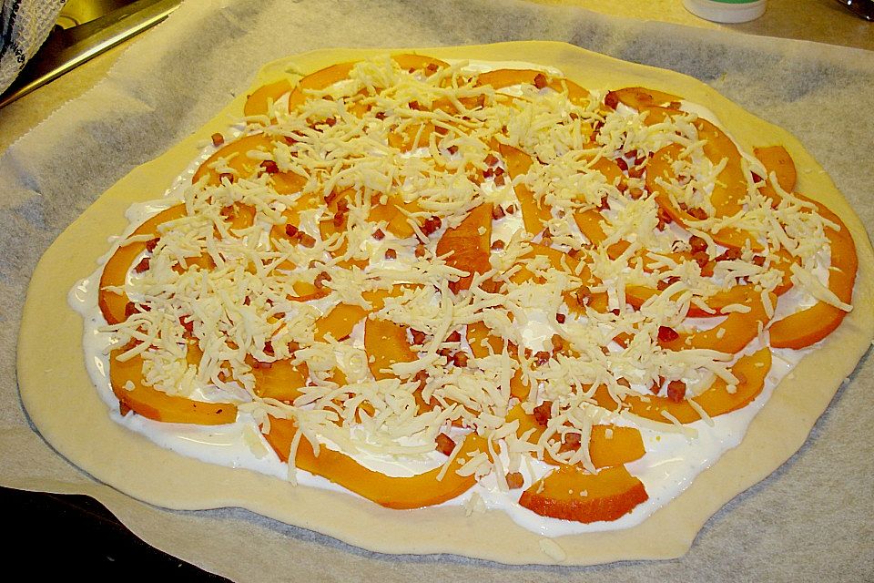 Kürbis - Speck - Flammkuchen Kürbis - Speck - Flammkuchen