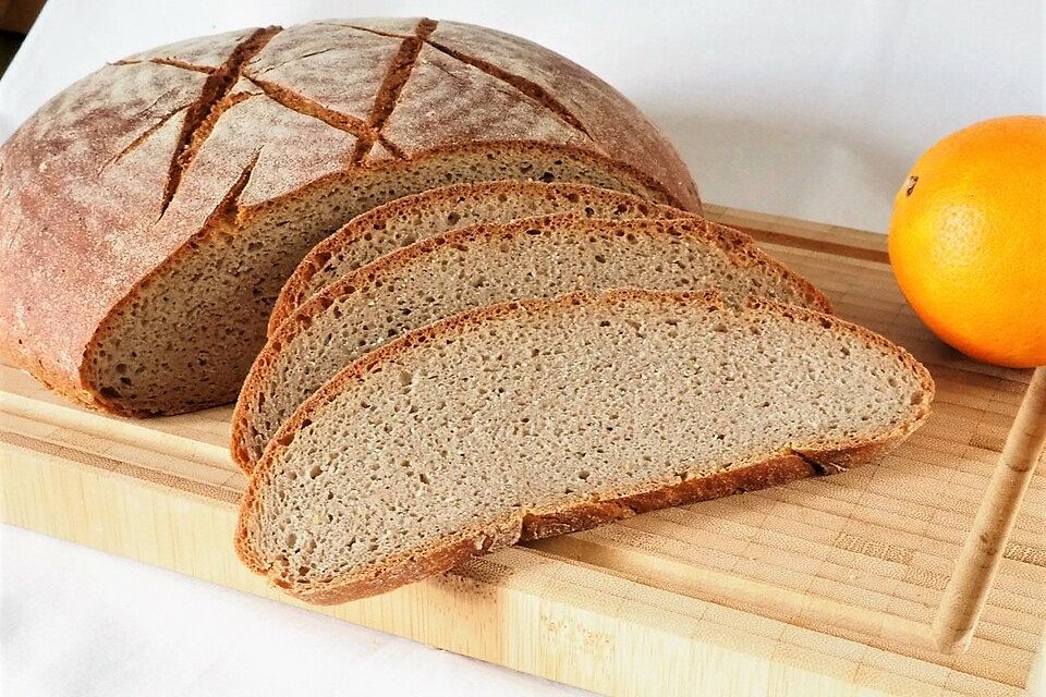 Kartoffelbrot mit Sauerteig