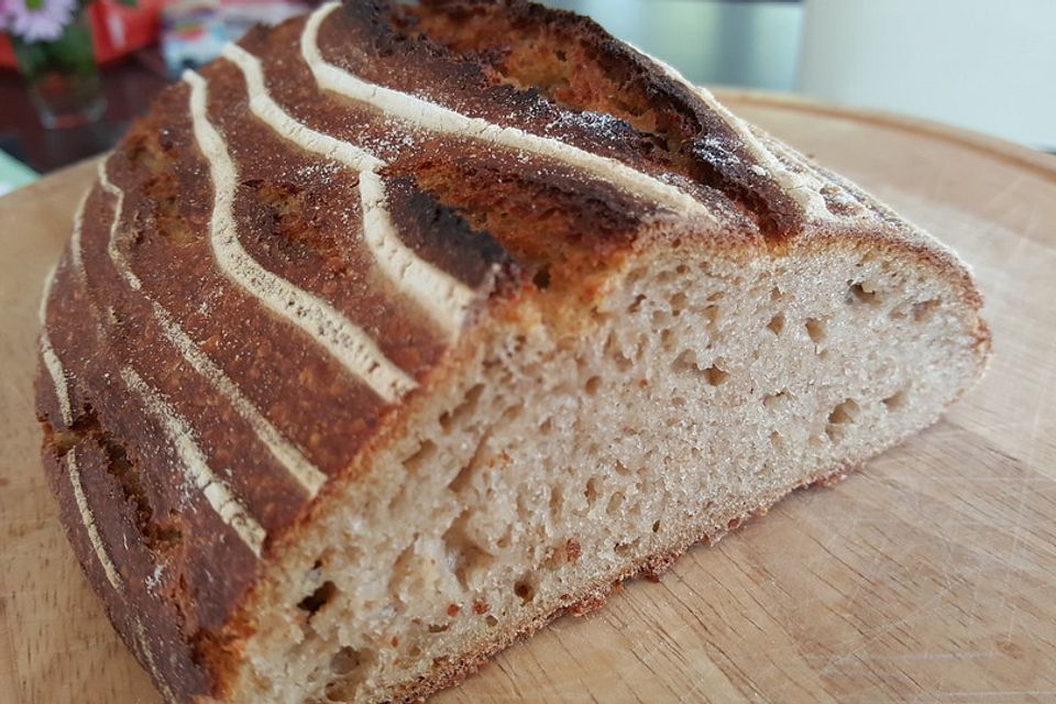 Kartoffelbrot mit Sauerteig