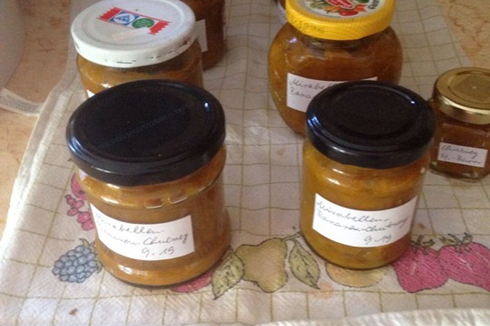 Mirabellen - Bananen - Chutney