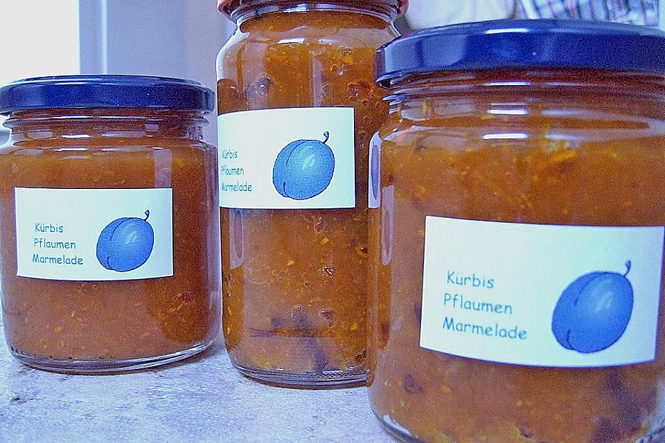 Pflaumen - Kürbis Marmelade