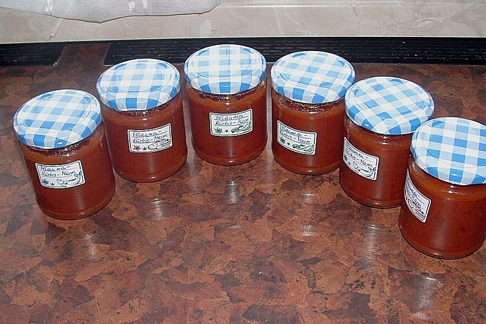 Pflaumen - Kürbis Marmelade