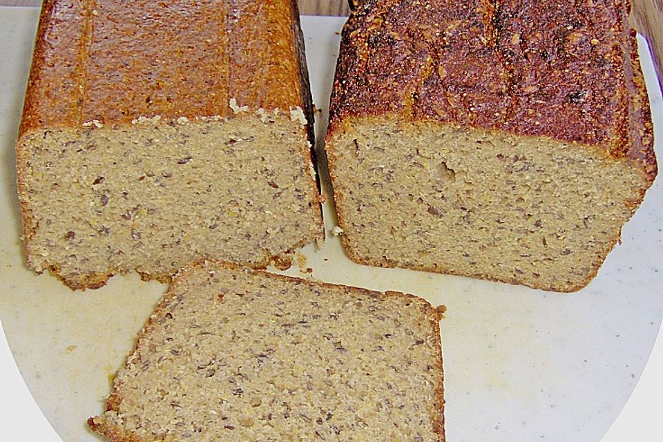 Leinsamen Brot II mit Sauerteig