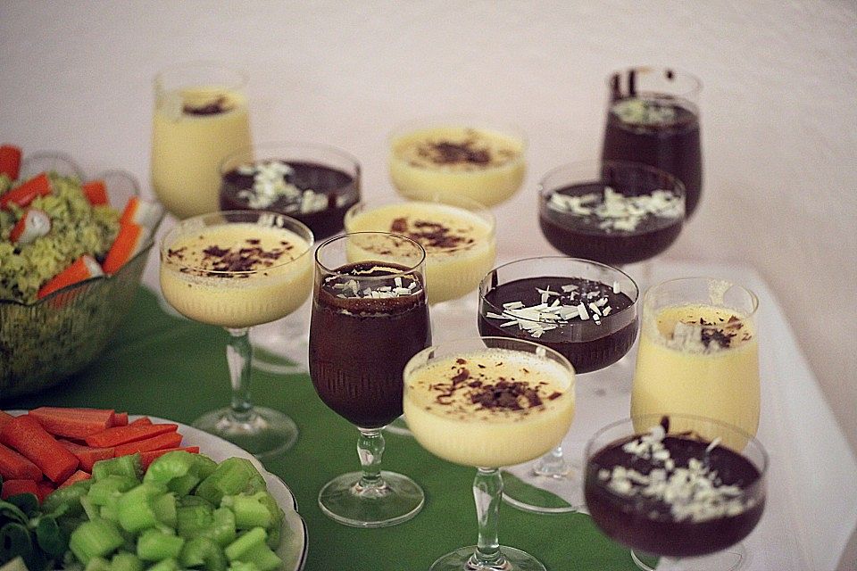 Echtes Mousse au chocolat, ohne Sahne und Rum