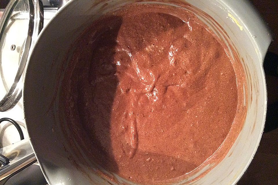 Echtes Mousse au chocolat, ohne Sahne und Rum