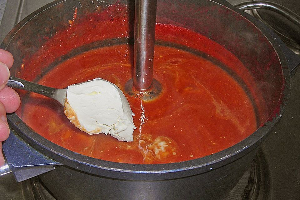 Cremige Tomatensuppe