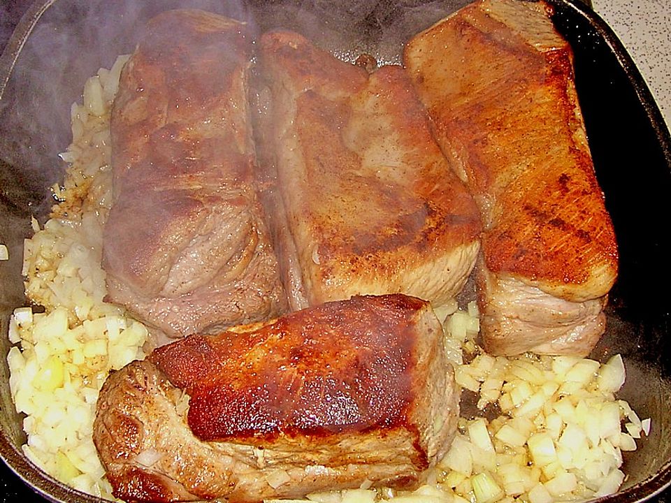 Dicke Rippe mit Bohnen in Soße von rabarbara | Chefkoch