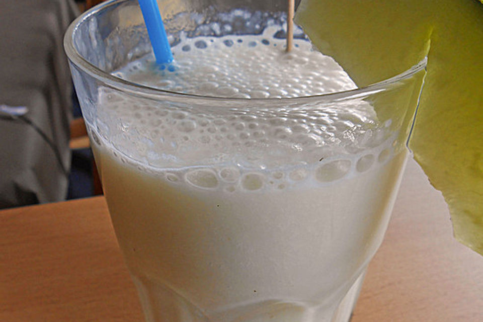 Honigmelonen - Bananen - Milchshake