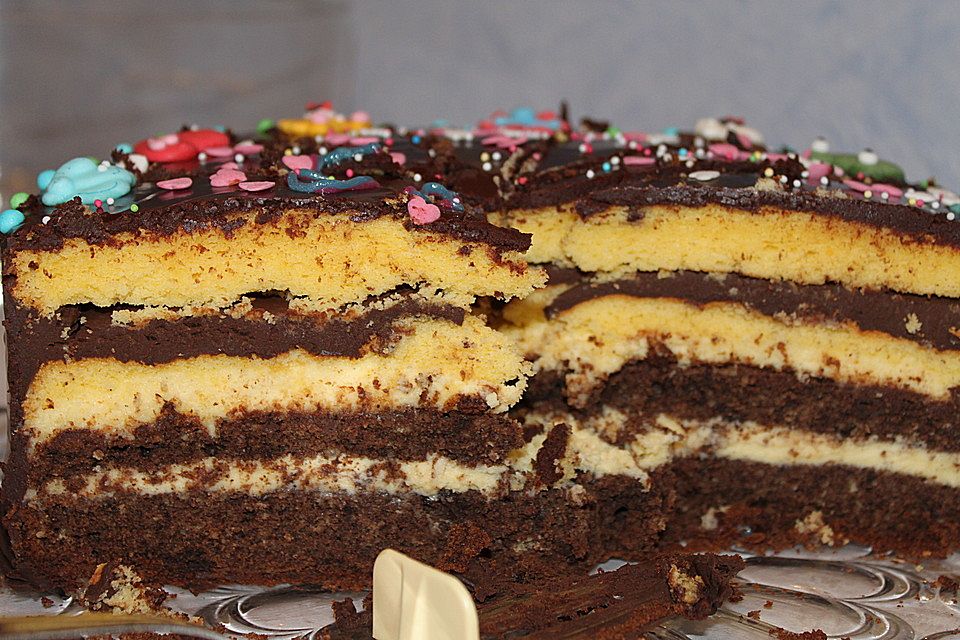 Happy Schoko - Vanille - Torte Happy Schoko - Vanille - Torte