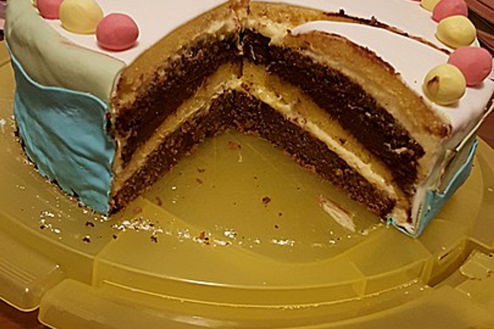 Happy Schoko - Vanille - Torte Happy Schoko - Vanille - Torte