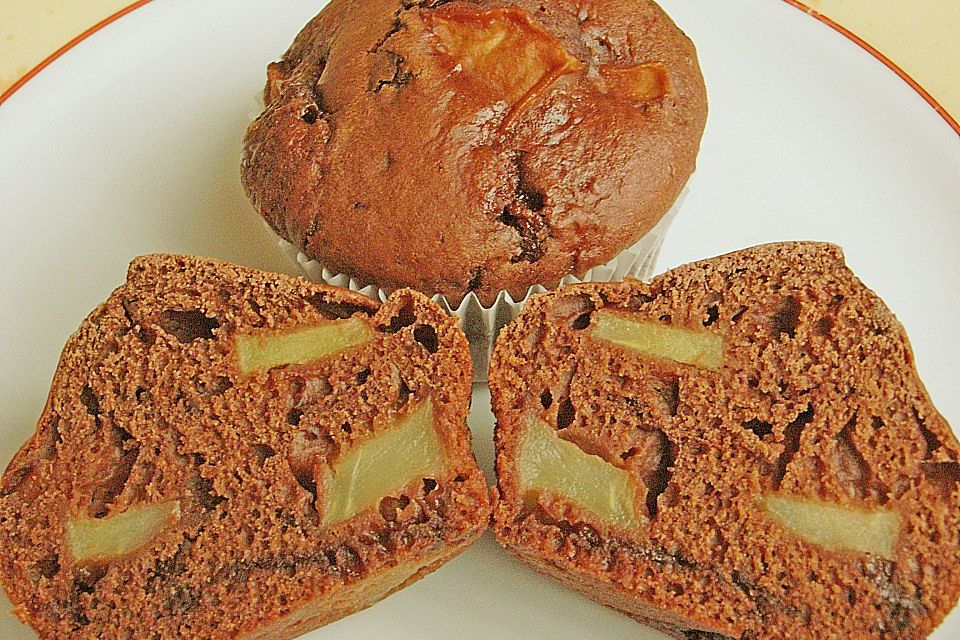 Apfel - Schoko - Muffins