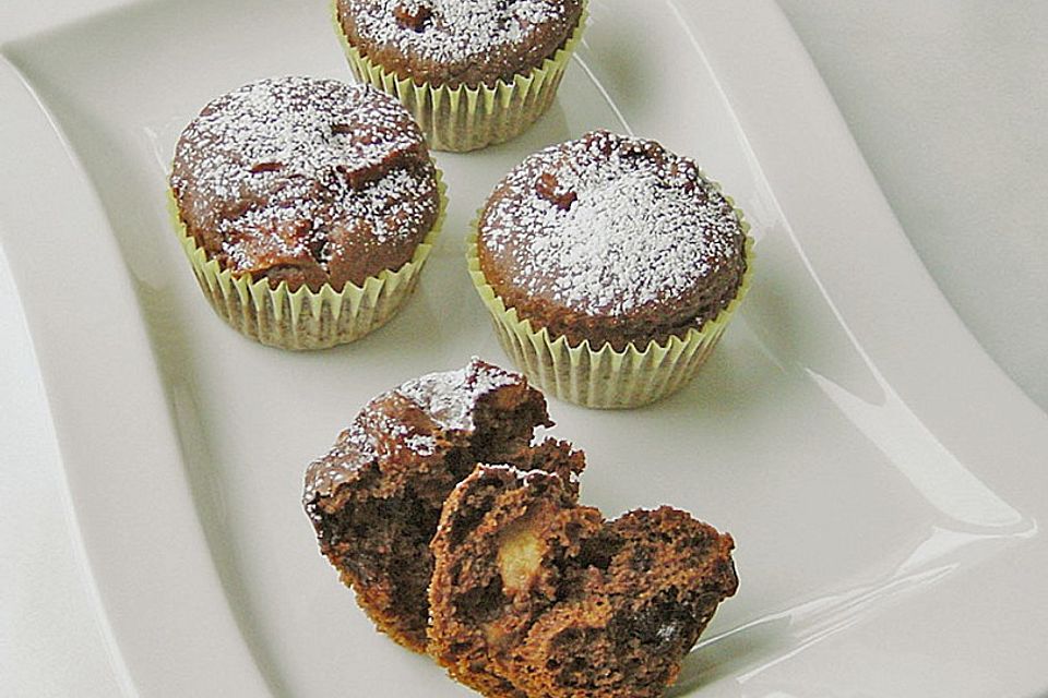 Apfel - Schoko - Muffins