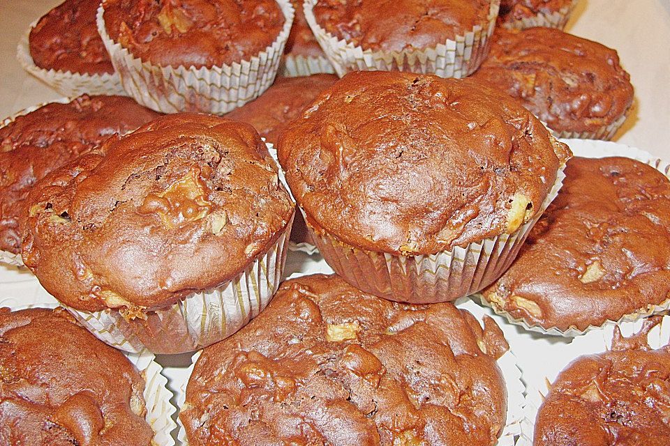 Apfel - Schoko - Muffins