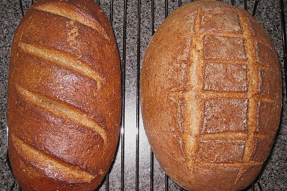 Herzhaftes Roggenmischbrot