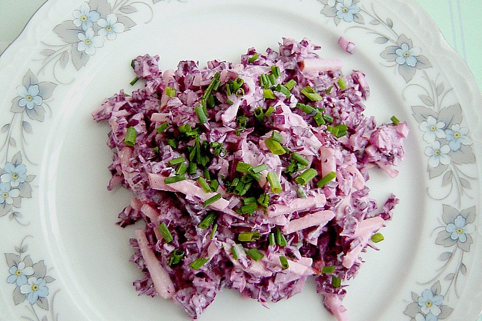 Blaukrautsalat mit Meerrettich Blaukrautsalat mit Meerrettich