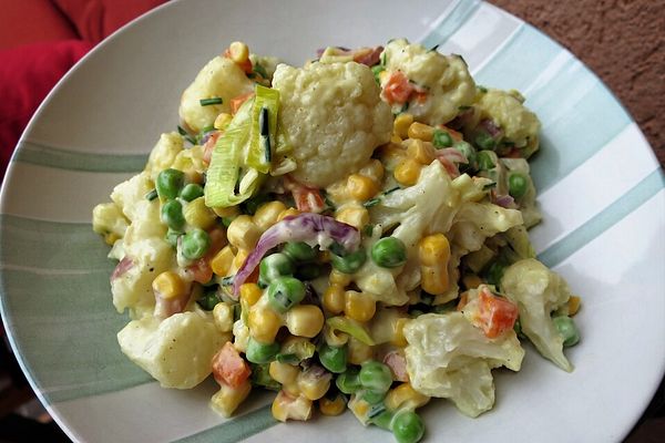 Blumenkohlsalat mit Erbsen von brisane | Chefkoch