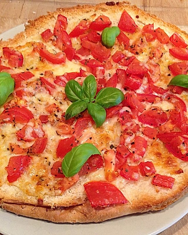 Die einfachste vegetarische Pizza der Welt