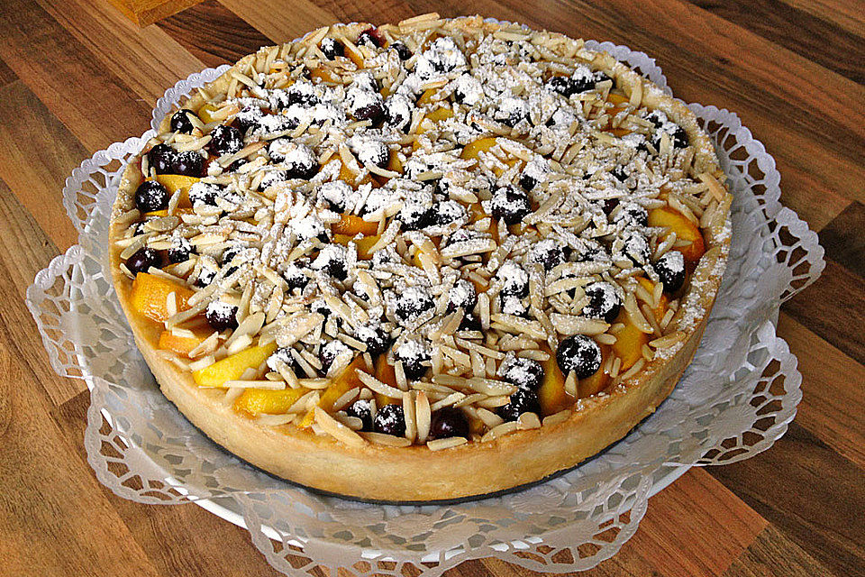 Pfirsich - Mascarpone - Kuchen