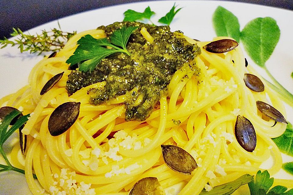 Kürbiskernpesto Kürbiskernpesto