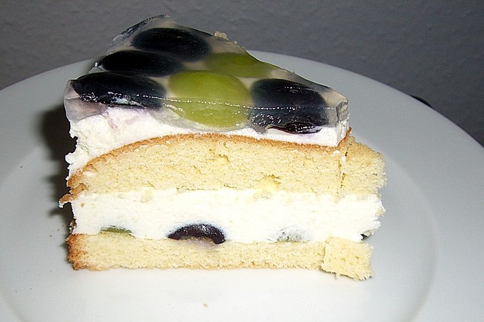 Erfrischende Winzertorte