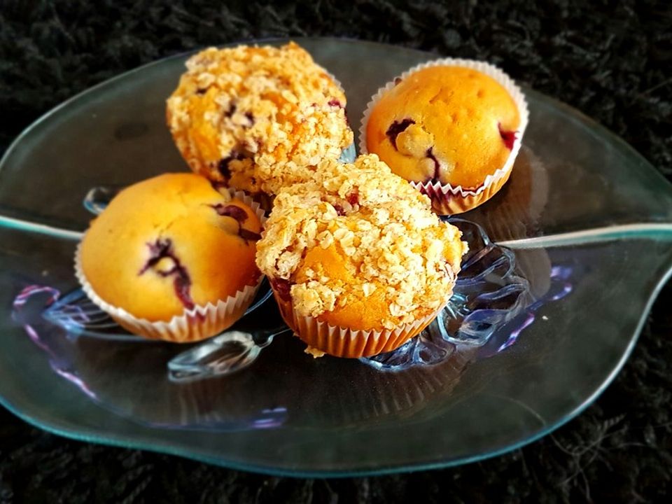 Ahornsirup - Muffins mit Haferflockenstreuseln| Chefkoch