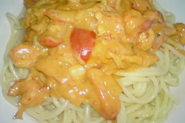 Pasta Mit Hummersauce Und Flusskrebsschwanzen Von No Reservations Chefkoch 