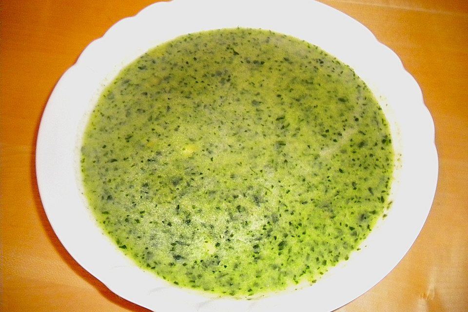 Rucola-Spargel-Suppe