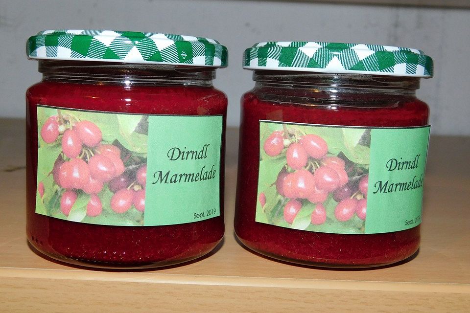 Kornelkirschen - Marmelade, fast  pur