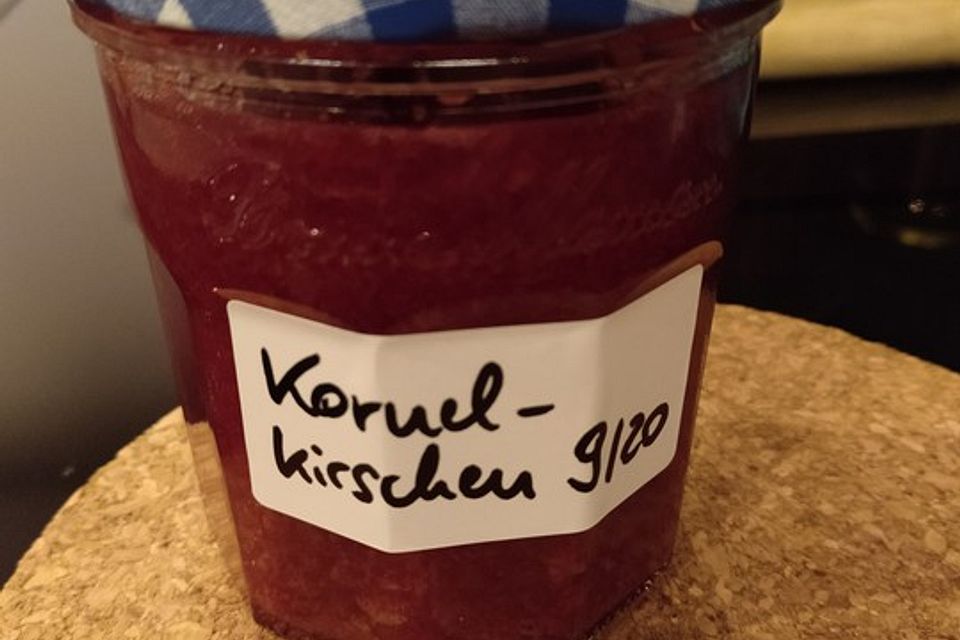 Kornelkirschen - Marmelade, fast  pur