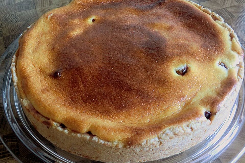 Zwetschkenkuchen mit Topfenguss