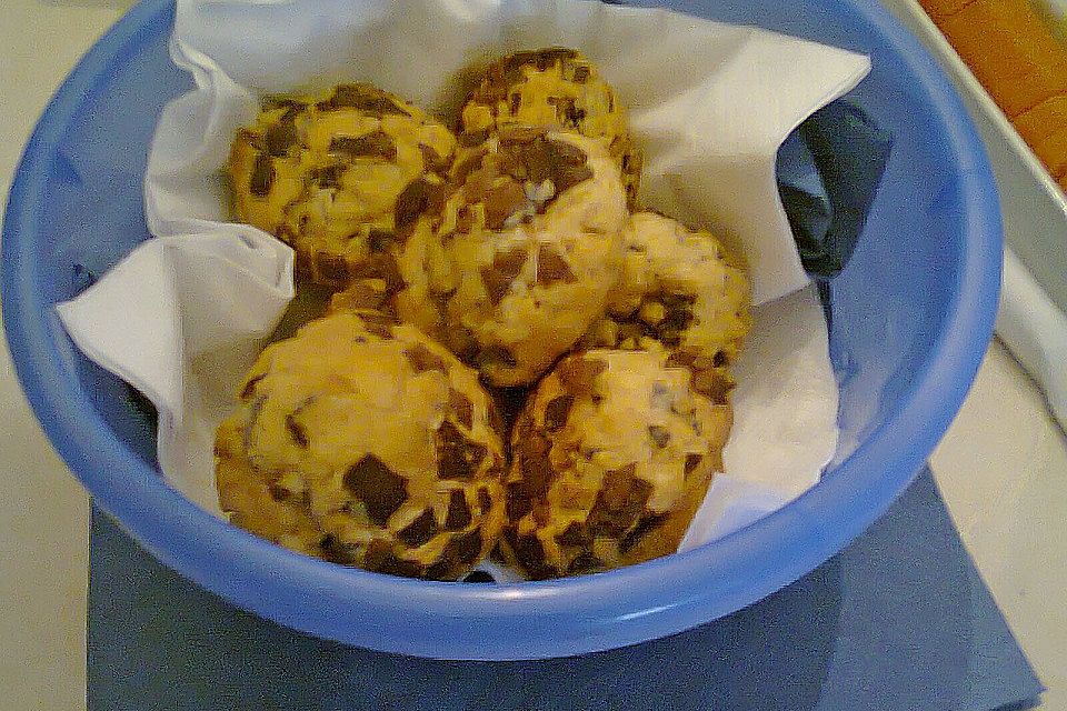 Muffins mit Schokosplittern