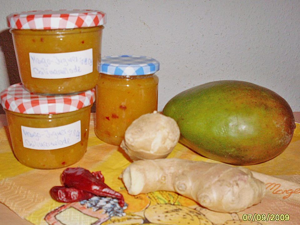 Mango - Chili - Ingwer - Marmelade von satinka| Chefkoch