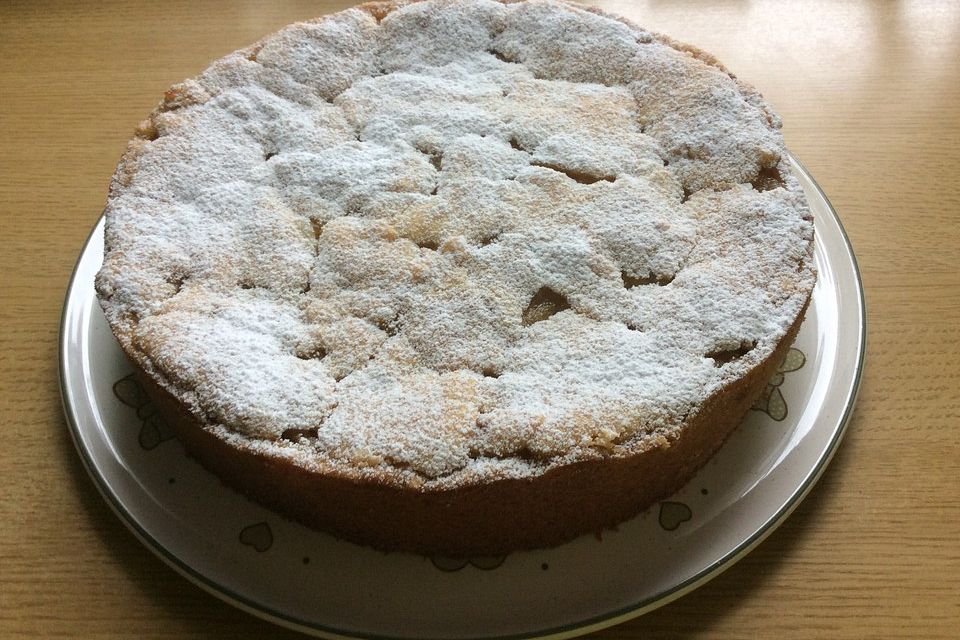 Apfeltorte / Apfelkuchen mit Apfelmus