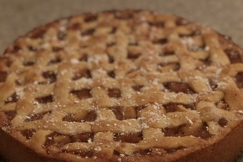 Apfeltorte / Apfelkuchen mit Apfelmus