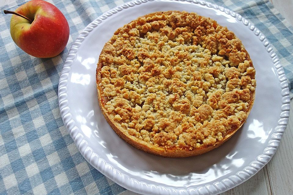 Apfeltorte / Apfelkuchen mit Apfelmus