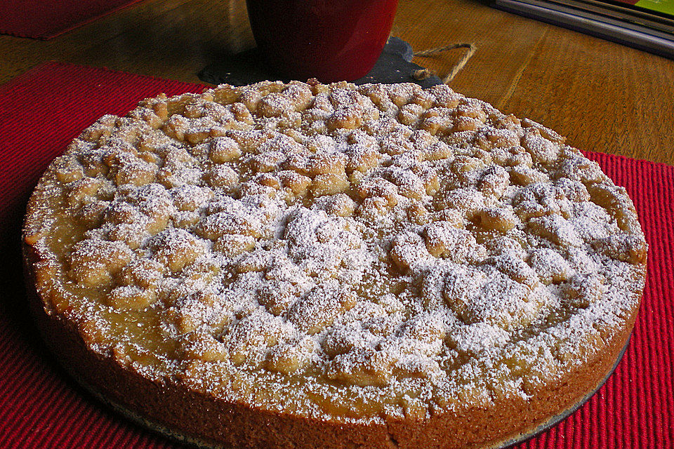 Apfeltorte / Apfelkuchen mit Apfelmus