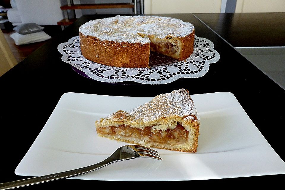 Apfeltorte / Apfelkuchen mit Apfelmus