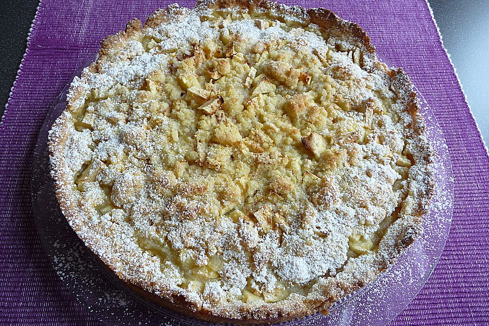 Apfeltorte / Apfelkuchen mit Apfelmus