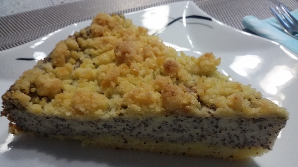 Mohnkuchen Mit Puddingfullung Von Klarabruhe Chefkoch 
