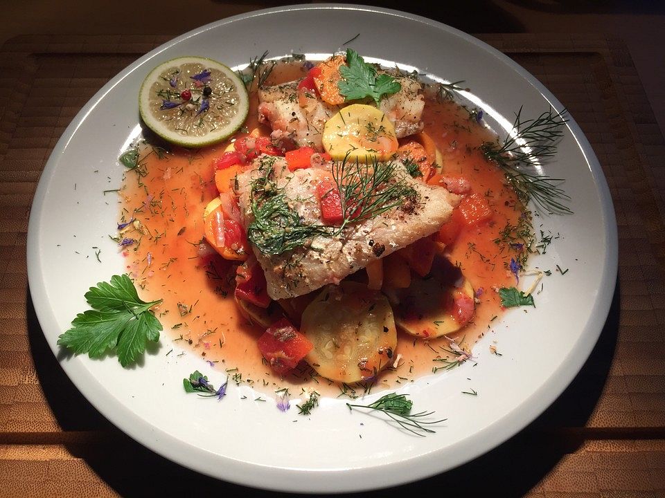 Fisch im Gemüsebett von Bruzzelinchen| Chefkoch
