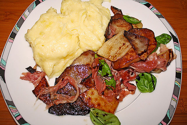 Kohlrabi - Saltimbocca mit Kartoffelbrei von McMoe| Chefkoch