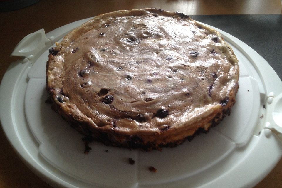 Blaubeer - Käsekuchen - Brownies