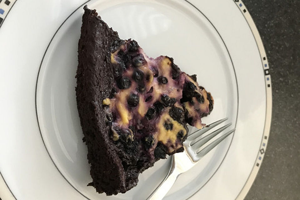 Blaubeer - Käsekuchen - Brownies