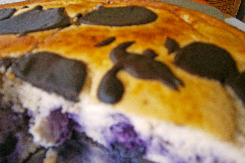 Blaubeer - Käsekuchen - Brownies