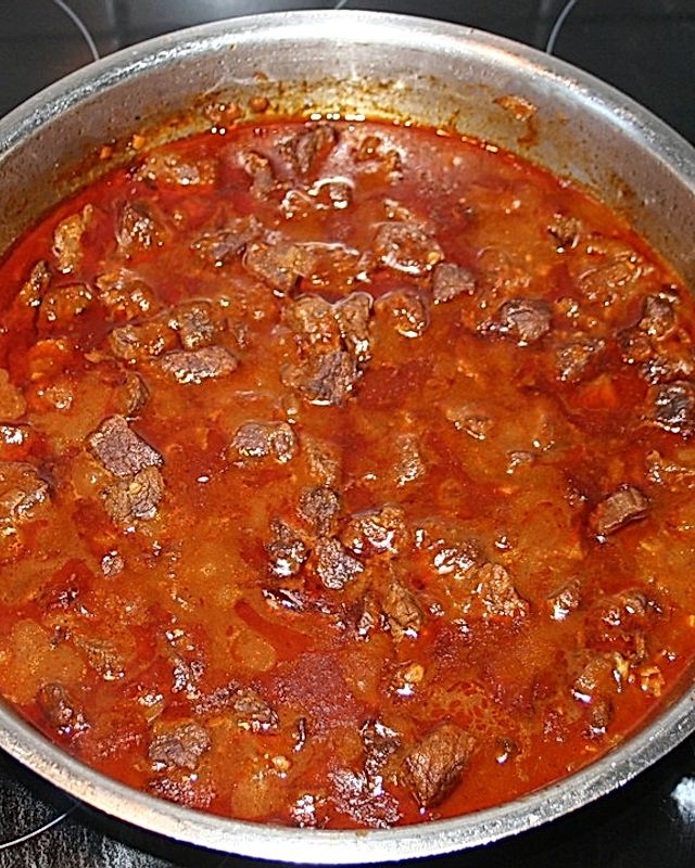 Curry - Rindfleisch mit indischem Gewürzreis
