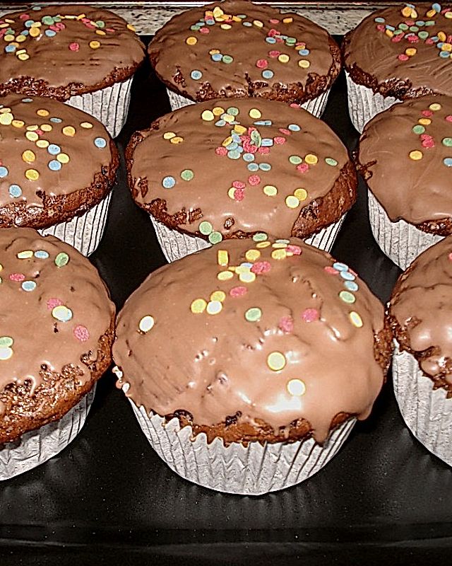 Schokoladige Jumbo - Muffins