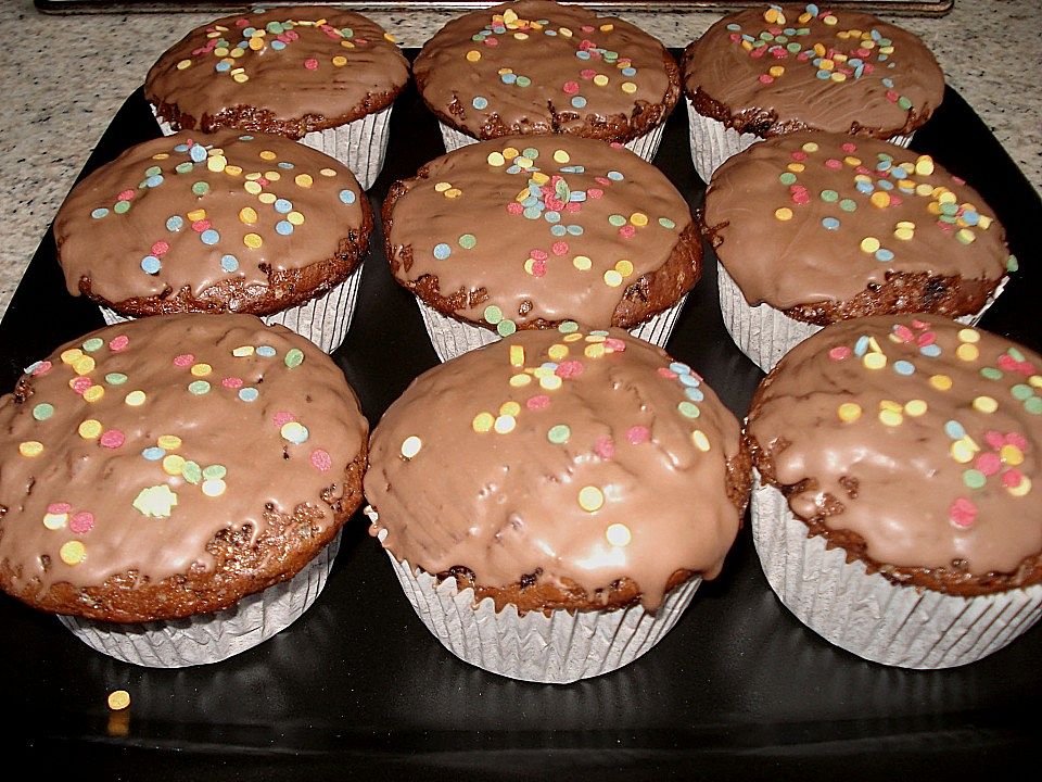 Schokoladige Jumbo - Muffins von Marienne| Chefkoch