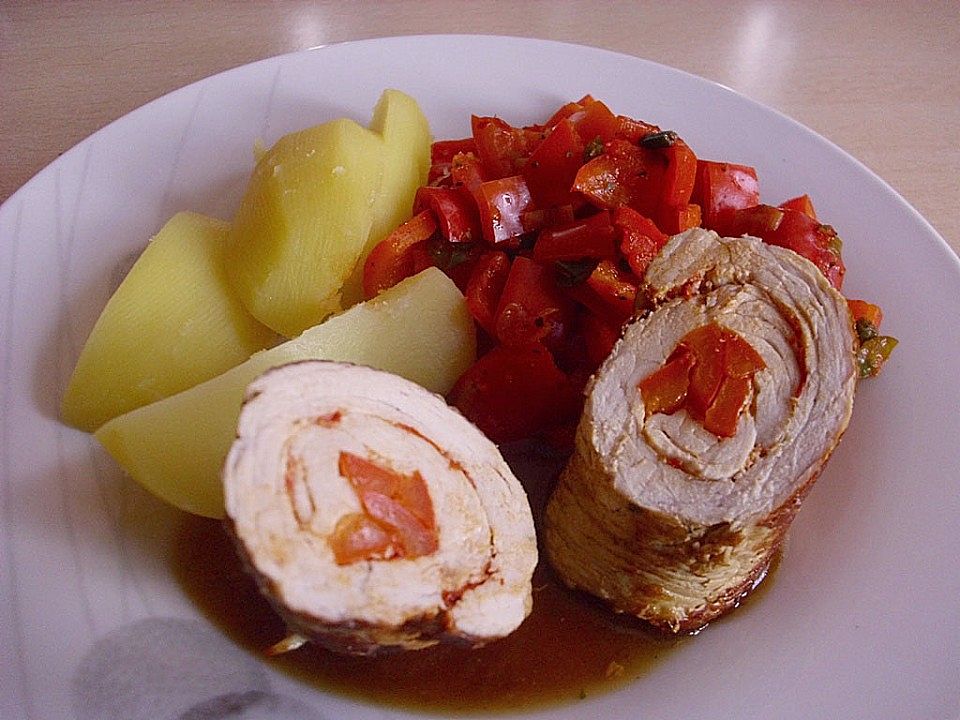 Schnitzelröllchen mit Gemüsefüllung von whiskey1977| Chefkoch